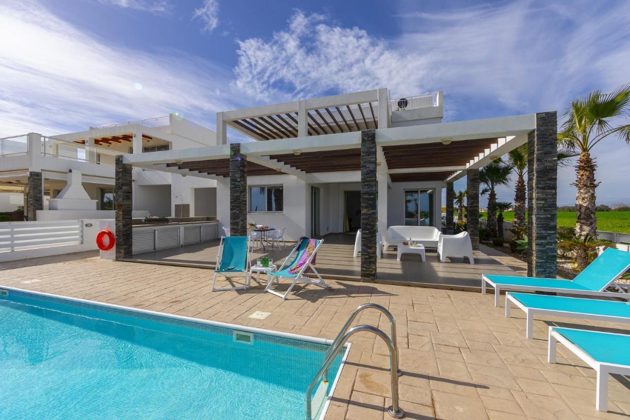 Faros Beachfront Villa Perivolia Ngoại thất bức ảnh